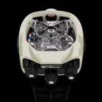 Jacob & Co. BUGATTI CHIRON TOURBILLON TITANIUM & OFF WHITE CERAMIC (BLACK ACCENTS) Watch Replica BU220.27.AM.UA.A Jacob and Co Watch Price