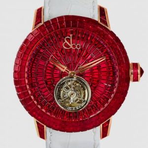 Jacob & Co. CAVIAR TOURBILLON BAGUETTE RUBIES Watch Replica CV201.40.BR.UB.A Jacob and Co Watch Price
