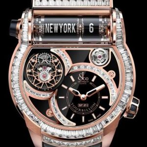 Jacob & Co. EPIC SF24 TOURBILLON BAGUETTE ROSE GOLD Watch Replica ES802.40.BD.BD.A Jacob and Co Watch Price