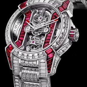 Jacob & Co. EPIC X TOURBILLON BRACELET RUBIES & DIAMONDS Watch Replica EX500.30.BD.BR.A30BA Jacob and Co Watch Price