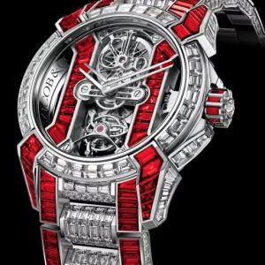 Jacob & Co. EPIC X TOURBILLON BRACELET RUBIES Watch Replica EX500.30.BD.BR.A30BC Jacob and Co Watch Price