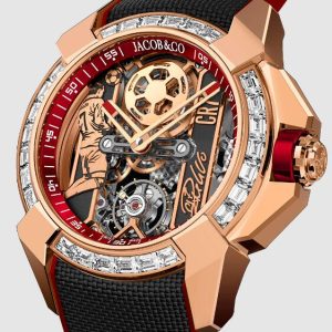 Jacob & Co. FLIGHT OF CR7 BAGUETTE Watch Replica EX120.43.BC.AA.ABRUA Jacob and Co Watch Price