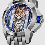 Jacob & Co. EPIC X STAINLESS STEEL BRACELET - BLUE INNER RING Watch Replica EX120.10.AB.AB.A10AA Jacob and Co Watch Price