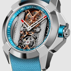 Jacob & Co. EPIC X STAINLESS STEEL - LIGHT BLUE INNER RING Watch Replica EX120.10.AC.AB.ABRUA Jacob and Co Watch Price
