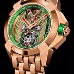 Jacob & Co. EPIC X ROSE GOLD BRACELET - GREEN INNER RING Watch Replica EX120.43.AC.AC.A40AA Jacob and Co Watch Price