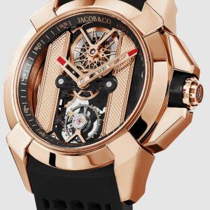 Jacob & Co. EPIC X ROSE GOLD - BLACK INNER RING Watch Replica EX120.43.AB.AB.ABRUA Jacob and Co Watch Price