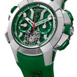 Jacob & Co. Epic X Chrono Tourbillon Titanium Green Watch Replica EC360.20.AC.AC.ABRUA Jacob and Co Watch Price