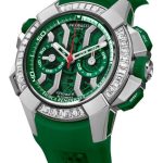 Jacob & Co. Epic X Chrono Titanium Baguette Diamonds Green Watch Replica EC423.23.BD.UA.ABRUA Jacob and Co Watch Price