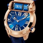 Jacob & Co. Epic SF24 Racing Blue Dial Rose Gold Watch Replica ES101.40.AB.AB.ABALA Jacob and Co Watch Price
