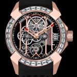 Jacob & Co. EPIC X ROSE GOLD BAGUETTE (BLACK NEORALITHE INNER RING) Watch Replica EX100.43.LD.AA.A Jacob and Co Watch Price