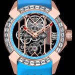 Jacob & Co. EPIC X ROSE GOLD BAGUETTE (BLUE NEORALITHE INNER RING) Watch Replica EX100.43.LD.AB.A Jacob and Co Watch Price