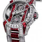 Jacob & Co. EPIC X TOURBILLON BAGUETTE DIAMONDS AND RUBIES BRACELET Watch Replica EX510.30.BD.BR.A30BC Jacob and Co Watch Price