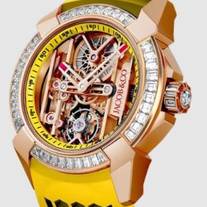 Jacob & Co. epic x baguette Yellow EX100.43.BA.AA.ABRUA Watch Replica Jacob and Co Watch Price