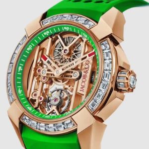 Jacob & Co. epic x baguette Green EX100.43.BA.AB.ABRUA Watch Replica Jacob and Co Watch Price