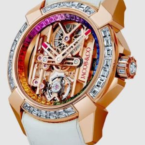 Jacob & Co. epic x baguette RAINBOW EX100.43.BD.BF.ABRUA Watch Replica Jacob and Co Watch Price