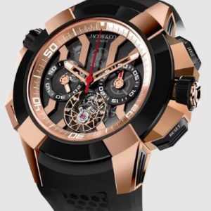 Jacob & Co. epic x chrono tourbillon rose gold and titanium EC360.42.AB.AA.A Watch Replica Jacob and Co Watch Price