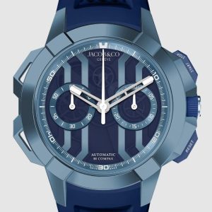 Jacob & Co. EPIC X CHRONO BLUE PVD TITANIUM Watch Replica EC400.22.AF.AA.ABRUA Jacob and Co Watch Price