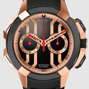 Jacob & Co. EPIC X CHRONO TITANIUM 5N FLASH - BLACK CERAMIC BEZEL Watch Replica EC430.22.AC.AB.ABRUA Jacob and Co Watch Price