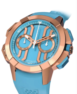 Jacob & Co. Epic X Chrono 44 mm ROSE GOLD LIGHT BLUE Watch Replica EC430.43.AE.AB.A Jacob and Co Watch Price