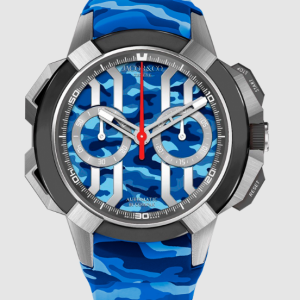 Jacob & Co. EPIC X CHRONO 44MM CAMO BLUE & GRAY Watch Replica EC430.20.AC.AB.ABRUA Jacob and Co Watch Price
