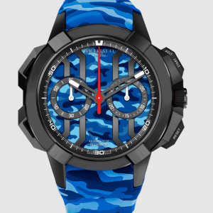 Jacob & Co. EPIC X CHRONO 44MM CAMO BLUE & BLACK Watch Replica EC430.21.AD.AD.ABRUA Jacob and Co Watch Price