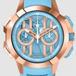 Jacob & Co. EPIC X CHRONO 44MM ROSE GOLD (LIGHT BLUE) Watch Replica EC430.43.AE.AA.ABRUA Jacob and Co Watch Price