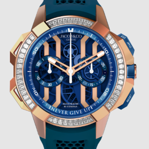 Jacob & Co. epic x chrono gold baguettes never give up Watch Replica EC430.43.AG.AA.ABRUA-2 Jacob and Co Watch Price