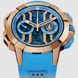 Jacob & Co. EPIC X CHRONO 44 EDITION MANCHESTER CITY II ROSE GOLD Watch Replica EC430.43.AH.AA.A Jacob and Co Watch Price