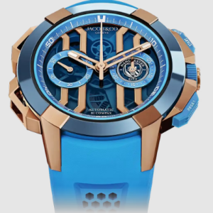 Jacob & Co. EPIC X CHRONO 44 EDITION MANCHESTER CITY I BLUE CERAMIC & ROSE GOLD Watch Replica EC430.43.AI.AA.ABRUA Jacob and Co Watch Price