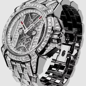 Jacob & Co. EPIC X TOURBILLON BAGUETTE DIAMONDS Watch Replica EX520.33.BD.AA.A30BD Jacob and Co Watch Price