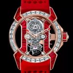 Jacob & Co. EPIC X TOURBILLON BAGUETTE RUBIES Watch Replica EX500.40.BD.BR.A Jacob and Co Watch Price