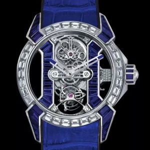Jacob & Co. EPIC X TOURBILLON BAGUETTE BLUE SAPPHIRES Watch Replica EX500.60.BD.BB.A Jacob and Co Watch Price