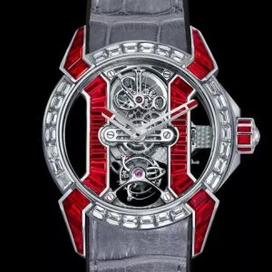 Jacob & Co. EPIC X TOURBILLON BAGUETTE WHITE GOLD RUBIES Watch Replica EX500.60.BD.BR.A Jacob and Co Watch Price