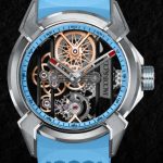 Jacob & Co. EPIC X TITANIUM SKY BLUE INNER RING WITH ROSE GOLD BARREL Watch Replica EX110.20.AC.AJ.ABRUA Jacob and Co Watch Price