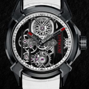Jacob & Co. EPIC X BLACK TITANIUM (WHITE NEORALITHE INNER RING) Watch Replica EX110.21.AE.AH.ABARA Jacob and Co Watch Price