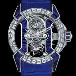 Jacob & Co. Epic X Tourbillon Baguette Blue Sapphires Watch Replica EX500.30.BD.BB.A Jacob and Co Watch Price