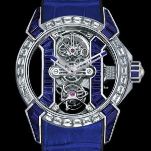 Jacob & Co. Epic X Tourbillon Baguette Blue Sapphires Watch Replica EX500.30.BD.BB.A Jacob and Co Watch Price