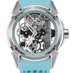 Jacob & Co. Epic X Titanium Powder Blue Neoralithe Inner Ring Watch Replica EX110.20.AQ.AC.ABRUA Jacob and Co Watch Price