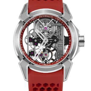 Jacob & Co. Epic X Titanium Red Neoralithe Inner Ring Watch Replica EX110.20.AQ.AD.ABRUA Jacob and Co Watch Price