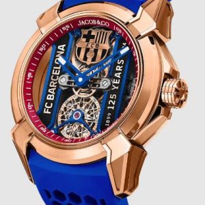 Jacob & Co. Fc Barcelona 125th Anniversary Edition Watch Replica EX112.43.AB.AA.ABRUA Jacob and Co Watch Price