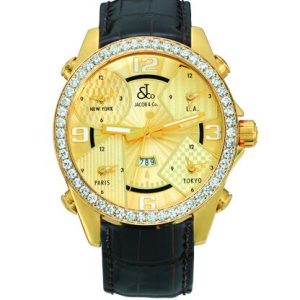 Jacob and Co Five Time Zone Replica Watch JC-10YG