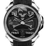 Jacob & Co. PALATIAL FIVE TIME ZONE PIRATE STEEL DIAMOND SET DIAL & BEZEL Watch Replica PZ500.10.RO.NQ.A Jacob and Co Watch Price