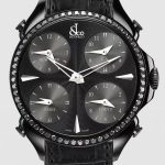 Jacob & Co. PALATIAL FIVE TIME ZONE BLACK PVD COATING, BLACK DIAMONDS Watch Replica PZ500.11.SO.LA.A Jacob and Co Watch Price