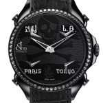 Jacob & Co. PALATIAL FIVE TIME ZONE PIRATE BLACK PVD BLACK DIAMOND SET BEZEL Watch Replica PZ500.11.SO.NP.A Jacob and Co Watch Price