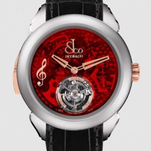 Jacob & Co. PALATIAL FLYING TOURBILLON MINUTE REPEATER TITANIUM (RED MINERAL CRYSTAL) Watch Replica PT500.24.NS.OB.A Jacob and Co Watch Price