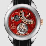 Jacob & Co. PALATIAL FLYING TOURBILLON JUMPING HOURS TITANIUM (RED MINERAL CRYSTAL) Watch Replica PT520.24.NS.QB.A Jacob and Co Watch Price