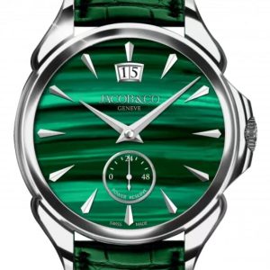 Jacob & Co. PALATIAL CLASSIC MANUAL BIG DATE - STAINLESS STEEL (MALACHITE) Watch Replica PC400.10.AA.AC.ABALA Jacob and Co Watch Price