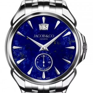 Jacob & Co. PALATIAL CLASSIC MANUAL BIG DATE - STAINLESS STEEL (LAPIS LAZULI) BRACELET PC400.10.AA.AD.A10AA Watch Replica Jacob and Co Watch Price