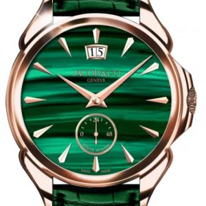 Jacob & Co. PALATIAL CLASSIC MANUAL BIG DATE - ROSE GOLD (MALACHITE) Watch Replica PC400.40.AA.AA.ABALA Jacob and Co Watch Price