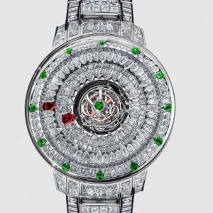 Jacob & Co. THE MYSTERY TOURBILLON BRACELET TSAVORITES Watch Replica SN800.30.BD.AB.A30BD Jacob and Co Watch Price